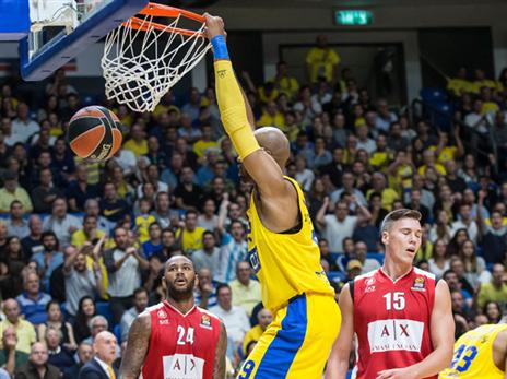 שיא קריירה בריבאונד ביורוליג. טיוס (עודד קרני)