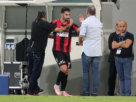 תורג'מן. בהפועל חיפה יקוו שהפגיעה בלחי לא חמורה (יוסי שקל)