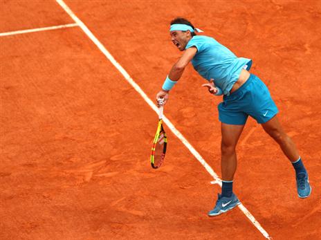 נדאל פתח מצוין (GETTY)