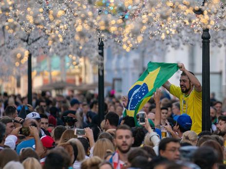 אוהדי ברזיל: מחכה לניצחון ראשון של הסלסאו.