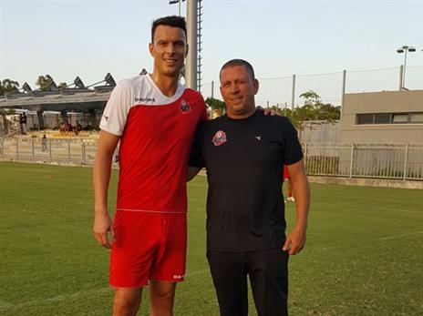 סלישקוביץ'. הצטרף לאימוני הקבוצה