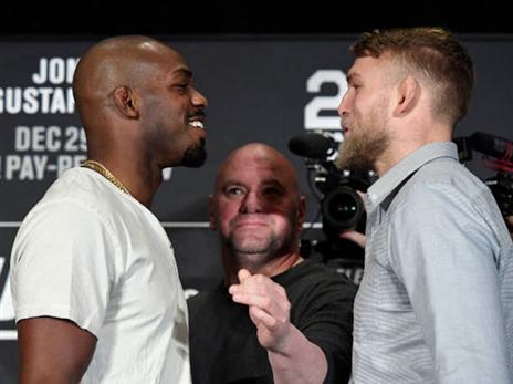 ג'ונס וגוסטפסון. צפוי להיות קרב מחשמל, כמו ב-2013 (Getty)