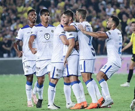 שלושה ניצחונות יש למכבי ת"א על בית"ר העונה (דני מרון)