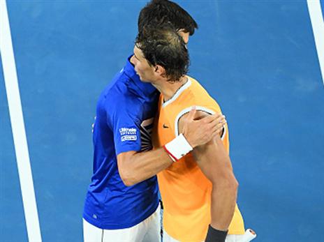 כבוד בין שני ספורטאים גדולים (getty)