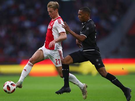 דה יונג. רוצה למצוא חן בעיני אוהדי ברצלונה. (Gettyimages Dean Mouthtaropoulos)