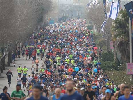 40,000 איש במרתון אחד (באדיבות דוברות ירושלים)
