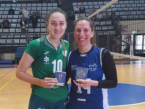 המצטיינות מהמשחק המפתיע (באדיבות איגוד הכדורעף)