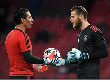 הסיבה המרכזית לפיה, אולי, יישאר. דה חאה ואלבארז (getty)