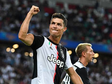רונאלדו חוגג. יובנטוס התחזקה בדה ליכט (Getty Images)