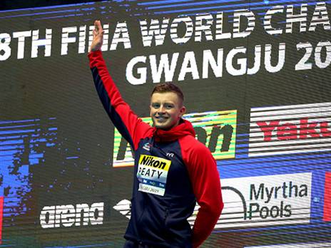 פיטי. זכה בזהב, לא שיפר את השיא מאתמול (Getty Images)