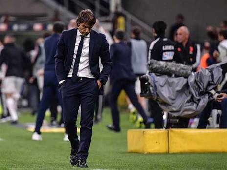 קונטה, הפסד ראשון בליגה (getty)