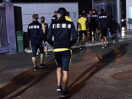 ספגו קללות ביציאה. שחקני נתניה (אייל ספקטור)