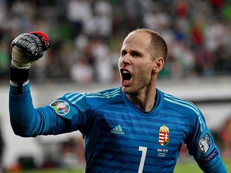 פטר גולאצ'י. שוער לייפציג רוצה להעפיל ליורו (getty)