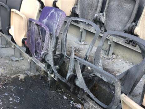 "אם הכיסאות היו עשויים מחומר דליק, כל היציע היה עולה באש"