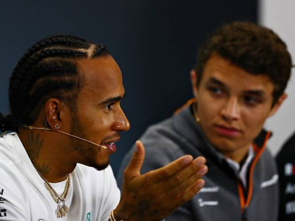 כמו המילטון גם נוריס התחנך באקדמיה של מקלארן (GETTY)