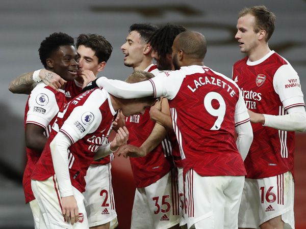 ארסנל. חגגה בדרבי (Getty)