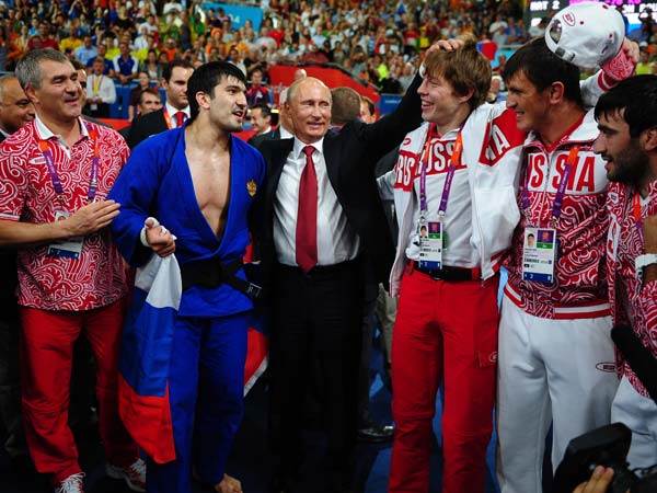 פוטין. יודע להשתמש בספורט כדי לשפר את תדמית המדינה (Getty)