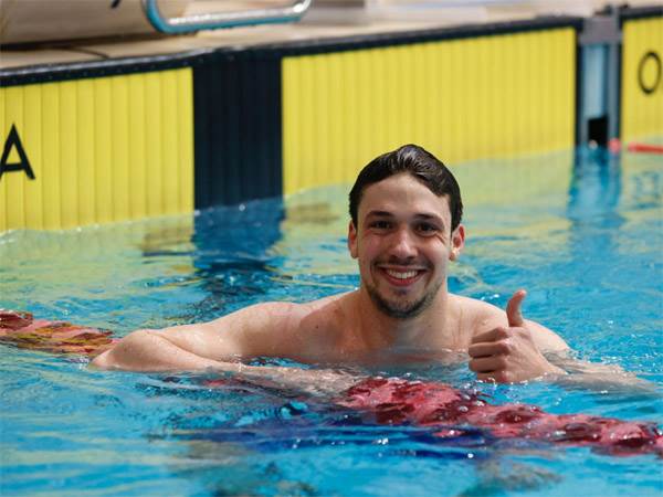 הישג. כהן גרומי (גיא יחיאלי, באדיבות איגוד השחייה)