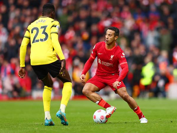 לקח לטיאגו זמן מה להיכנס לעניינים באנפילד (GETTY)