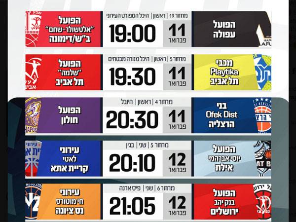 (מנהלת הליגה)