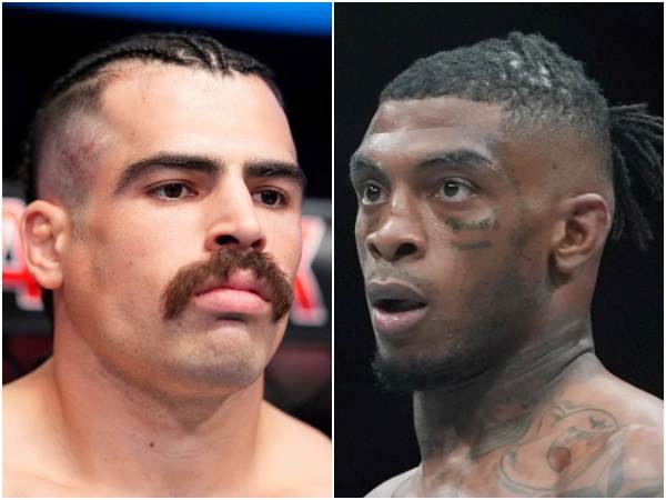 המפגש הלא צפוי ב-UFC. דומא והרננד (GETTY)