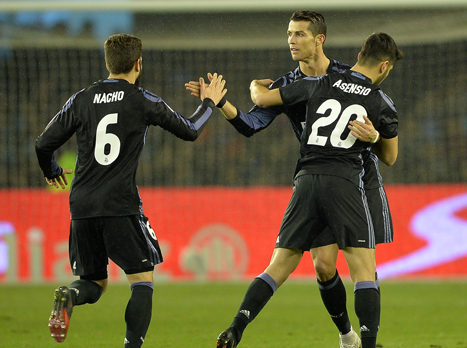 רונאלדו חוגג. שער ענק, אבל לא מספיק (Getty)