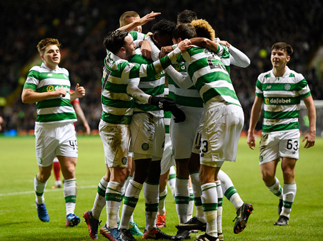 בלתי ניתנת לעצירה. סלטיק חוגגת (getty)