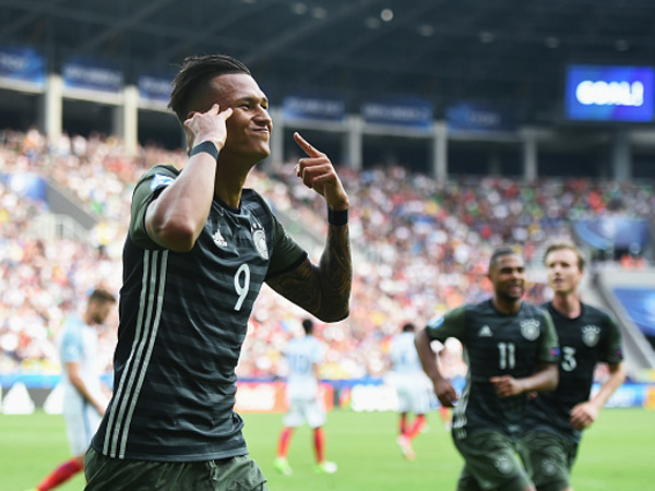 סלקה חוגג. ניצחון נהדר לגרמניה (getty)