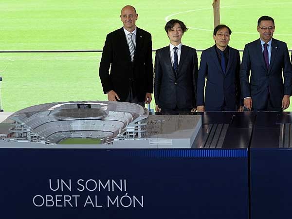 הפרוייקט מוערך ב-600 מיליון יורו. הדגם של הקאמפ-נואו החדש (Getty)