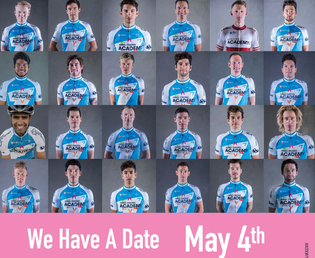 הסגל של האקדמי. 8 יגיעו לג'ירו (סייקלינג אקדמי)