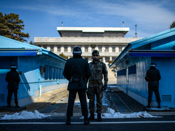 צפון מול דרום, גבול קוריאה (Getty)