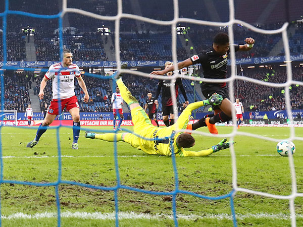 לברקוזן במקום השני. ביילי (getty)