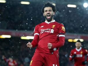 השתלט על ההנהגה של ליברפול. סלאח (getty)