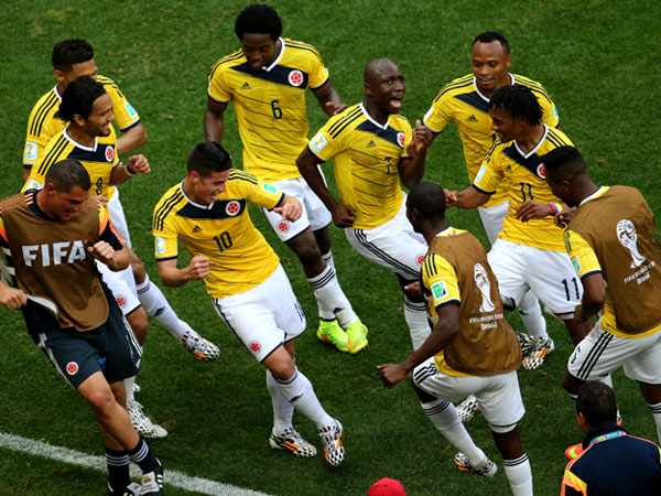 במונדיאל הקודם, קולומביה כבשה את העולם (getty)