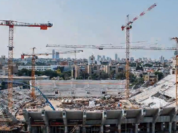 כך נראה המגרש בימים אלו