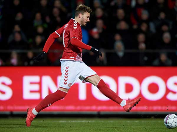 במדי נבחרת דנמרק (getty, Lars Ronbog)