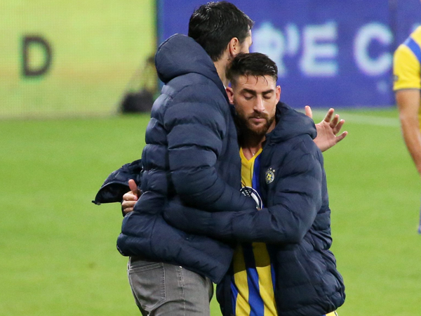 שניהם קיבלו מחמאות. עטר ואיביץ' (צילום: יוסי שקל)