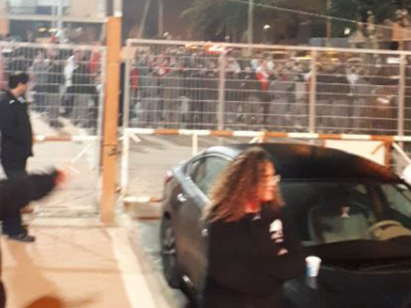 סוער באשדוד. אוהדי הפועל ת"א בסיום