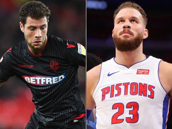 בלייק גריפין והרכש החדש של מכבי חיפה יאניק ווילדסחוט (GETTY)