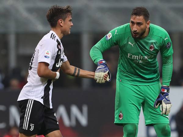 דיבאלה ודונארומה. בפ.ס.ז' סימנו חלופות (Getty)