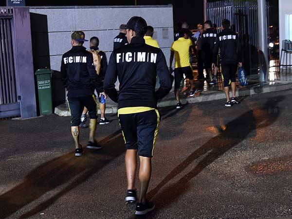 ספגו קללות ביציאה. שחקני נתניה (אייל ספקטור)