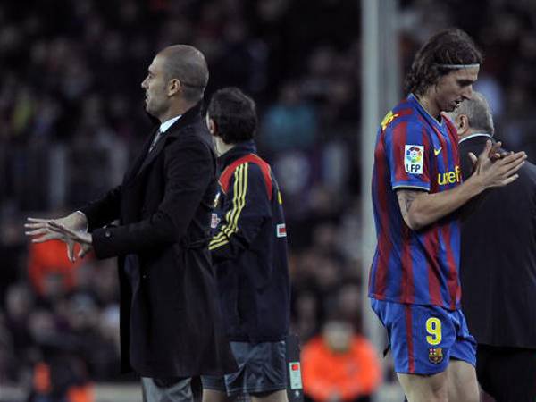 עזב בטונים צורמים את הקאמפ נואו. זלאטן ופפ (getty)