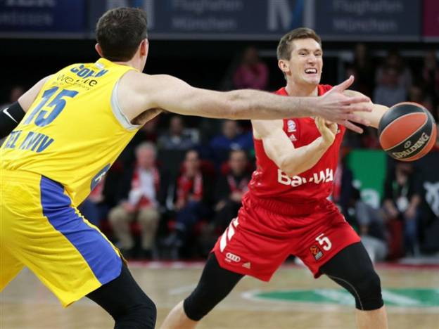 הבווארים הפגינו תצוגת שלשות. (העמוד הרשמי של מכבי ת"א)