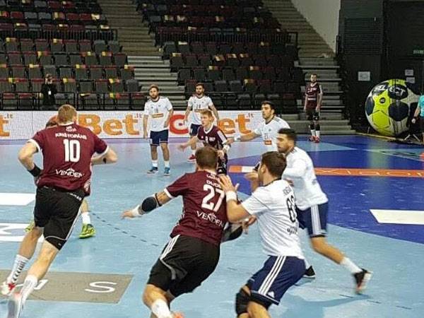 המשחק בין ישראל ללטביה לפני שנתיים (באדיבות איגוד הכדוריד)