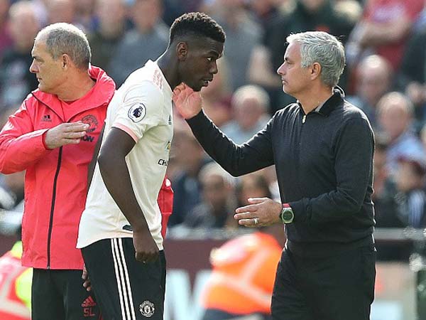 עם פוגבה. לא ממש הסתדרו (Getty)