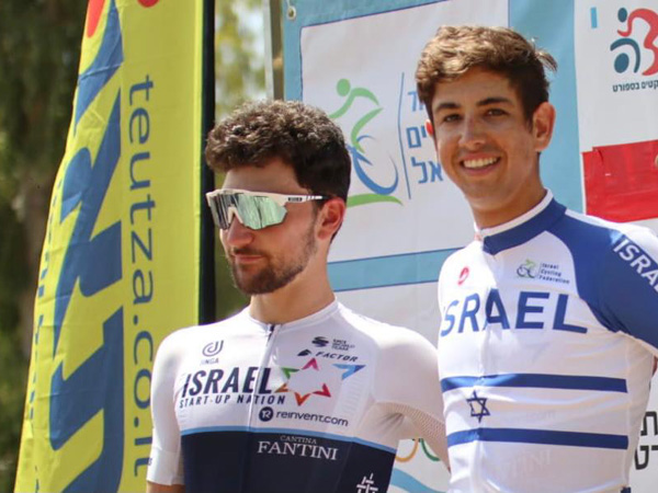גולדשטיין (מימין) אלוף ישראל בנגד השעון (צילום: עופר עברי)