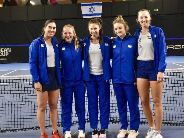 ממשיכה בקו החיובי. נבחרת ישראל ממשיכה לנצח (קרדיט: עופרה פרידמן, איגוד הטניס)