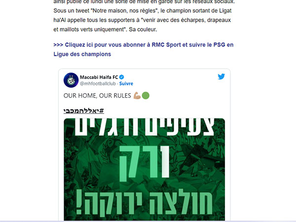 ב-RMC עוקבים מקחו'