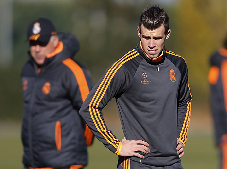 אנצ'לוטי ובייל, כריסטיאנו ינוח (gettyimages)