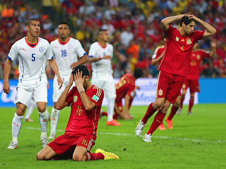 כך ספרד נראיתה במונדיאל האחרון. המהפכה תעזור? (gettyimages)